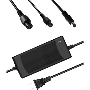 29.4V 2A Fast Battery Charger(3 Plugs) for Electric Scooter, Universal Battery Replacement Charger for 25.2V Li-Batteries