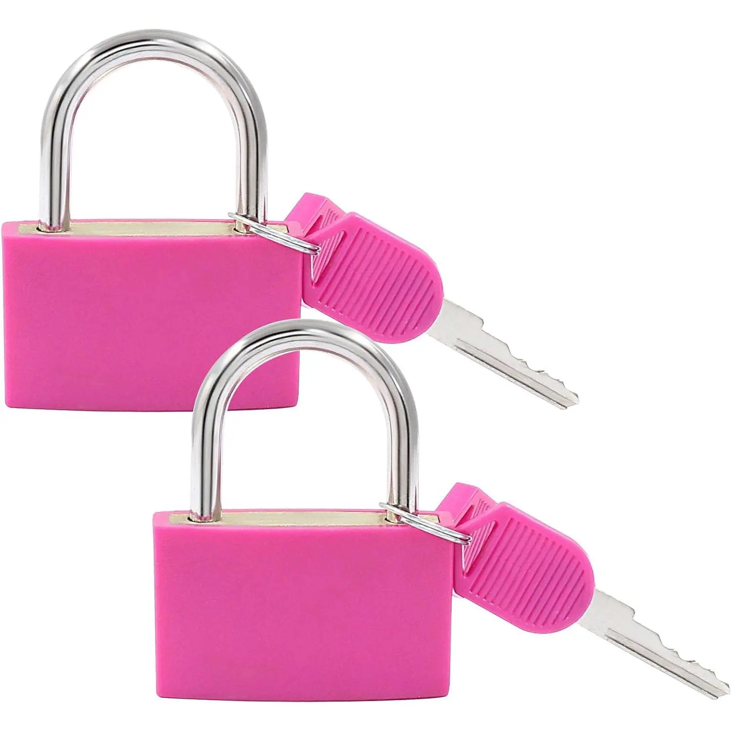 2 Pack Keyed Padlock Luggage Locks, Hot