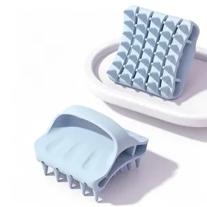 Biodegradable Scalp Massage Brush, Silicone Shower Brush, Hair Care Tool for Gentle Exfoliation & Relaxing Shower Experience, Portable Home Use Design