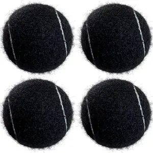 4 Pack Advanced Training & Practice Tennis Balls for Beginners, High Visibility Pet Dog Playing Balls