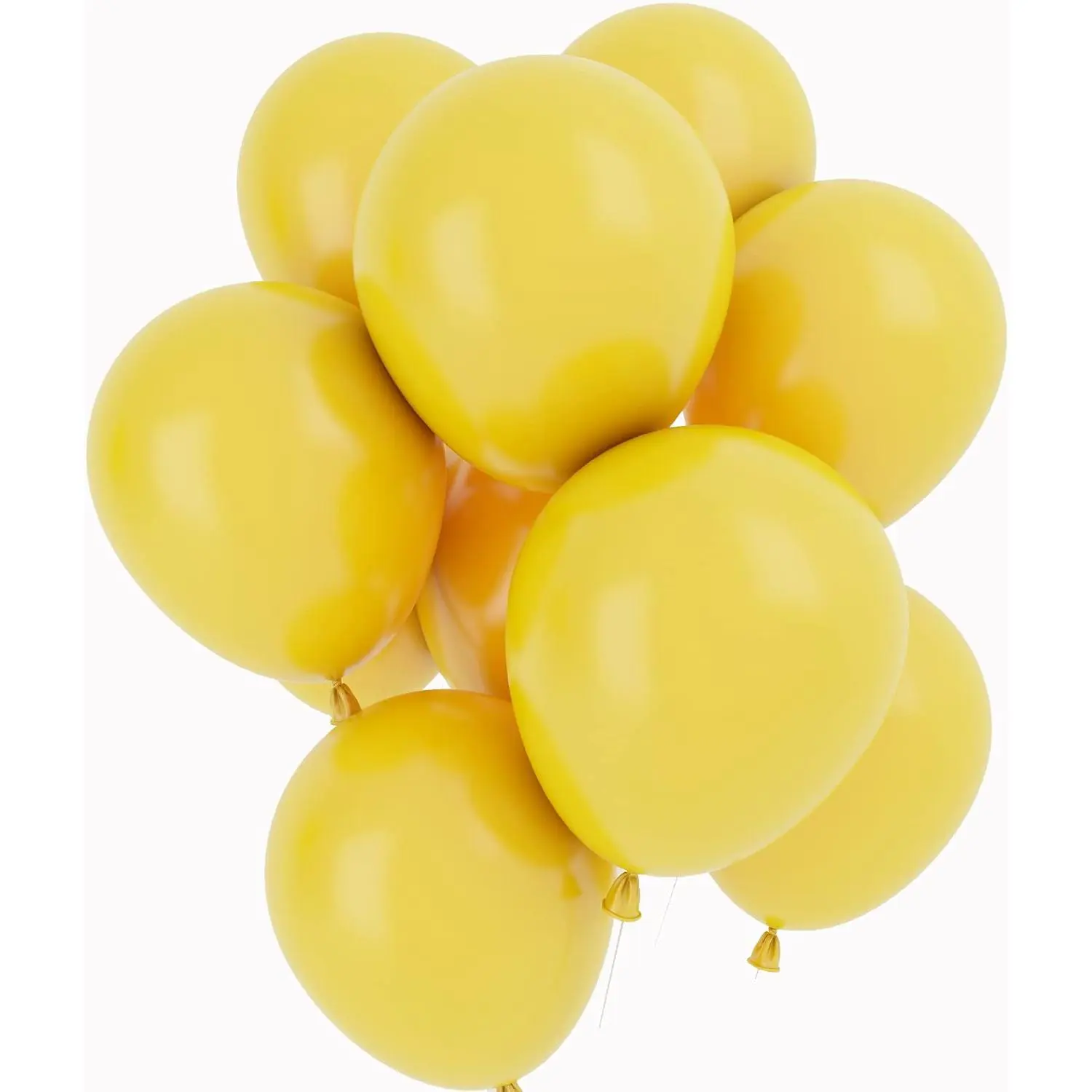 Mustard Yellow Balloons 12 Inch 50 count  Shower Party Balloons Happy Birthday Decoration Balloons Jungle Safari   Party Decoration