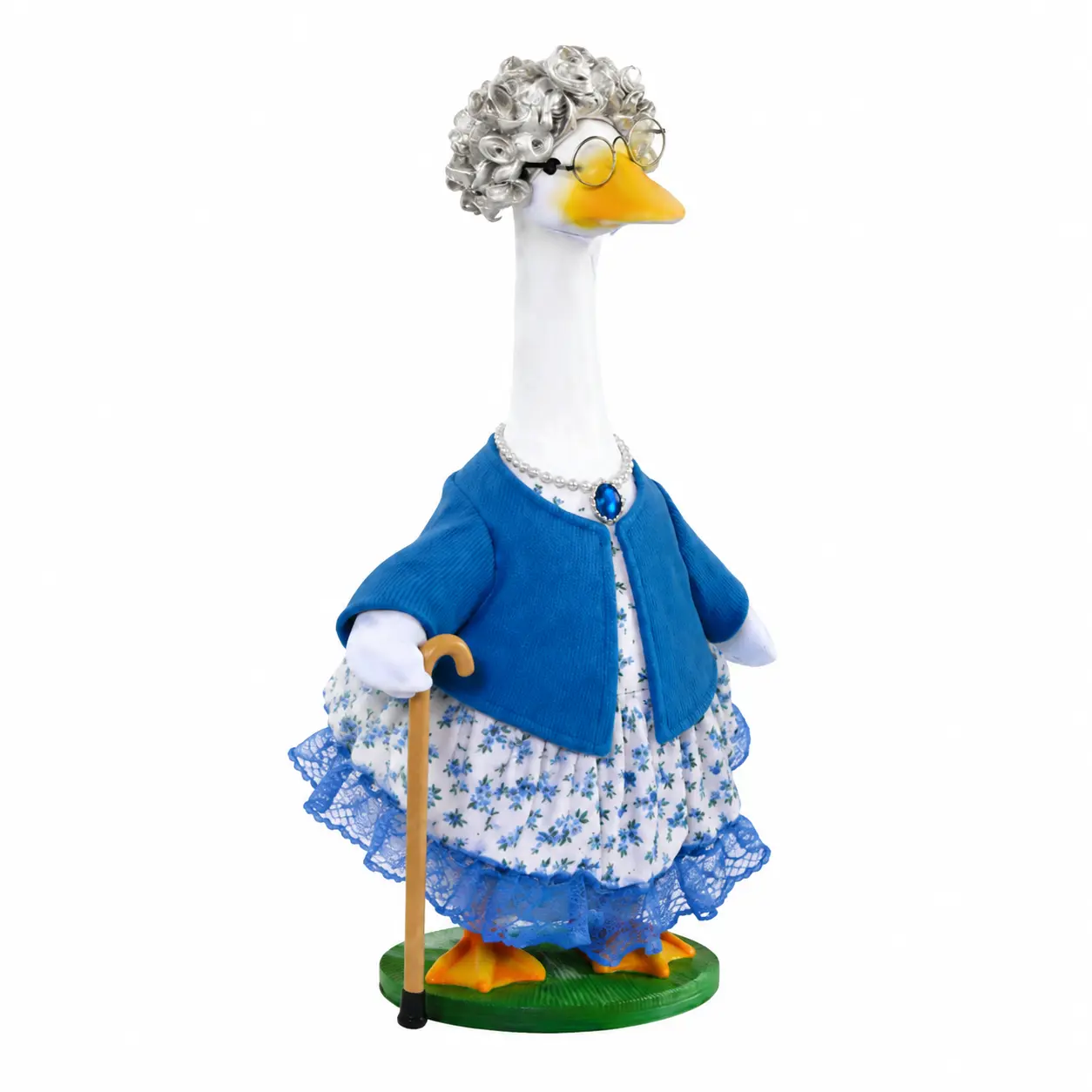 Decorative 23-Inch Outdoor Lawn Ornament Featuring Lifelike Goose Design – Weather-Resistant Garden Statue for Courtyards, Yards, and Landscaped Outdoor Spaces