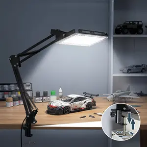 USB Powered Workbench Lamp with Foldable Desktop Stand, Adjustable 360° Light Angle, USB Plug, Ideal for Workshop/office Lighting
