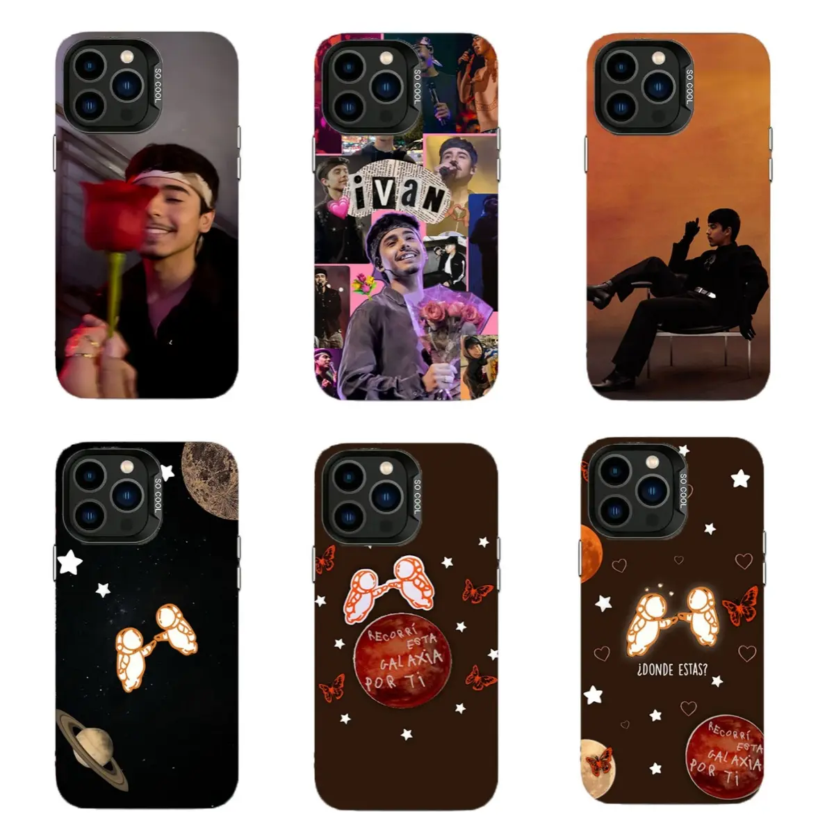 Vintage Dreamy Ivan Cornejo Smartphone Case, Retro Concert Singer Handheld Cellphone Cover Compatible for iPhone 17 ProMax 16 15 14 13 12 11 and for Samsung S21-S26, Ideal Gift for Music Fans