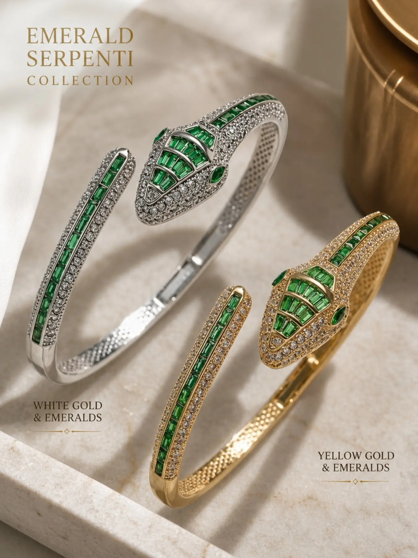 Fashion Snake Wrap Bracelet with Eye and Crystal, Fashionable Bracelet, Beautiful Bracelets, Perfect for Parties and Weddings, Elegant Jewelry Gift Idea