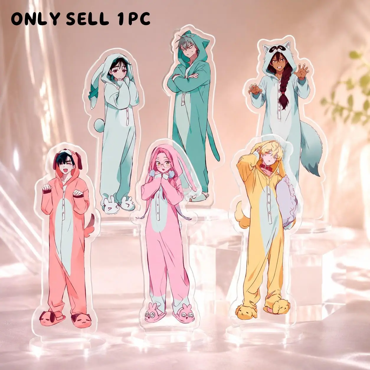 High-Definition Acrylic Stand 10cm 3.94inch, Anime Game Accessories, Till Ivan Mize Sua Ruka Hyuna 2D Desktop Decorative Gift, High Aesthetic Value