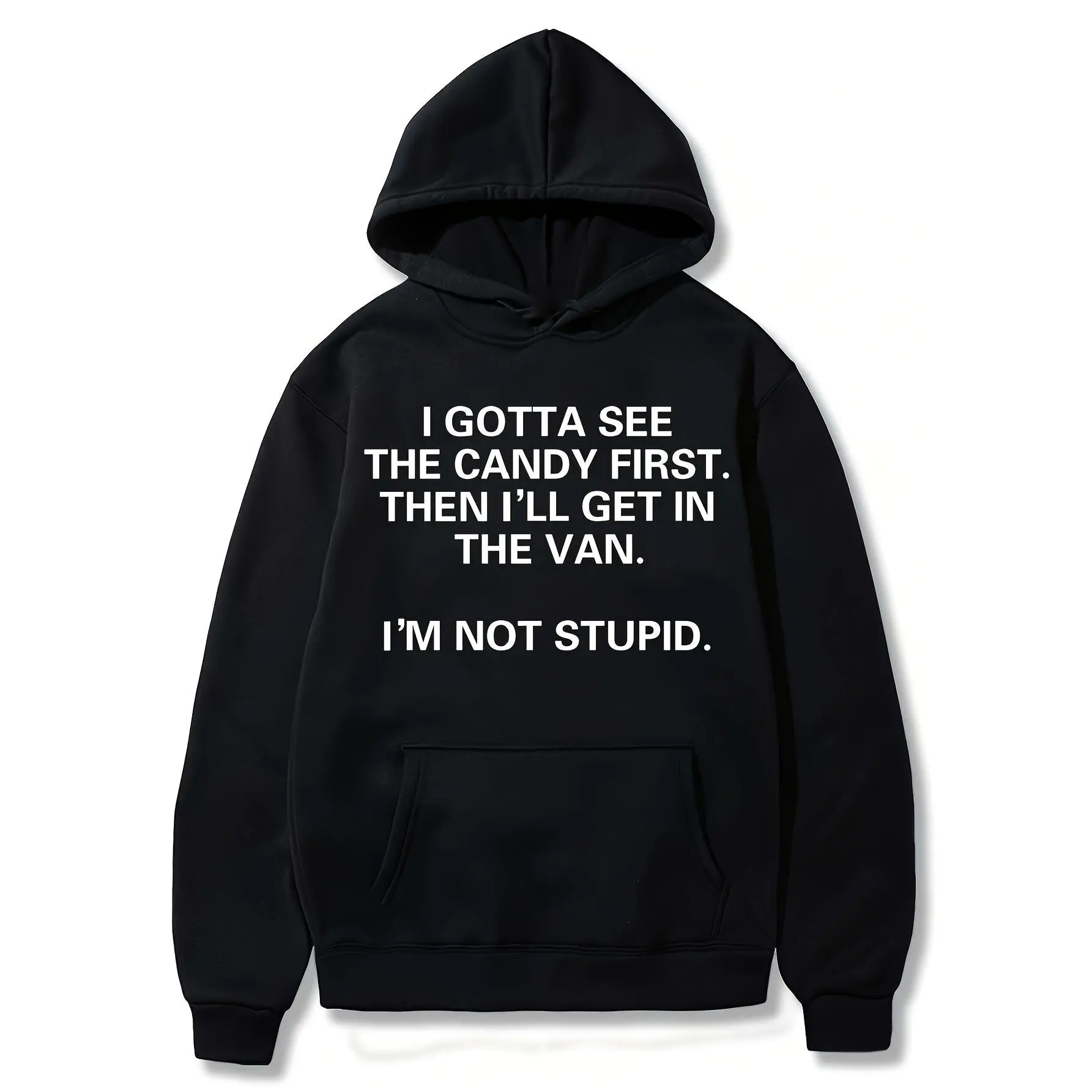 Men's slim-fit cotton-blend hoodie, fun mature-themed digital print - 250g kangaroo pocket pullover, machine washable, warm winter sweatshirt (sizes S-3XL), suitable for casual autumn and cold weather, mature style men's clothing