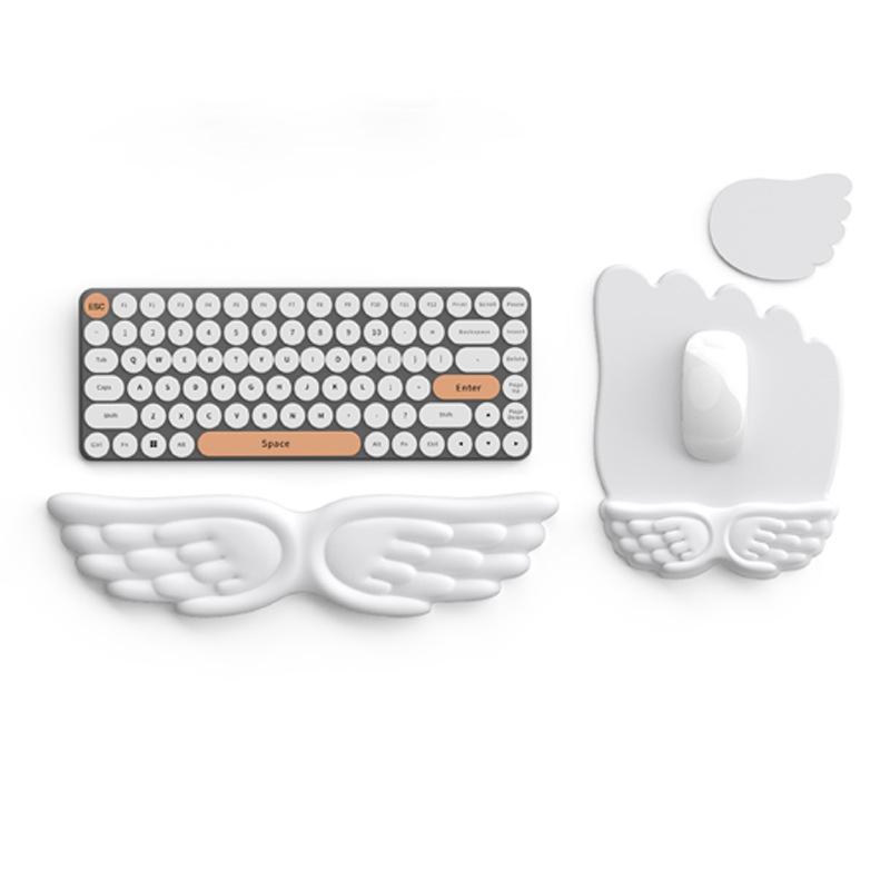 Mechanical Keyboard Mouse Wrist Rest Computer Keyboard Laptop Angel Wing Memory Foam Mouse Cushion Support Pad Wrist Support Mechanical Keyboard Mouse Wrist Rest Computer Keyboard Laptop Angel Wing Memory Foam Mouse Cushion Support Pad Wrist Support