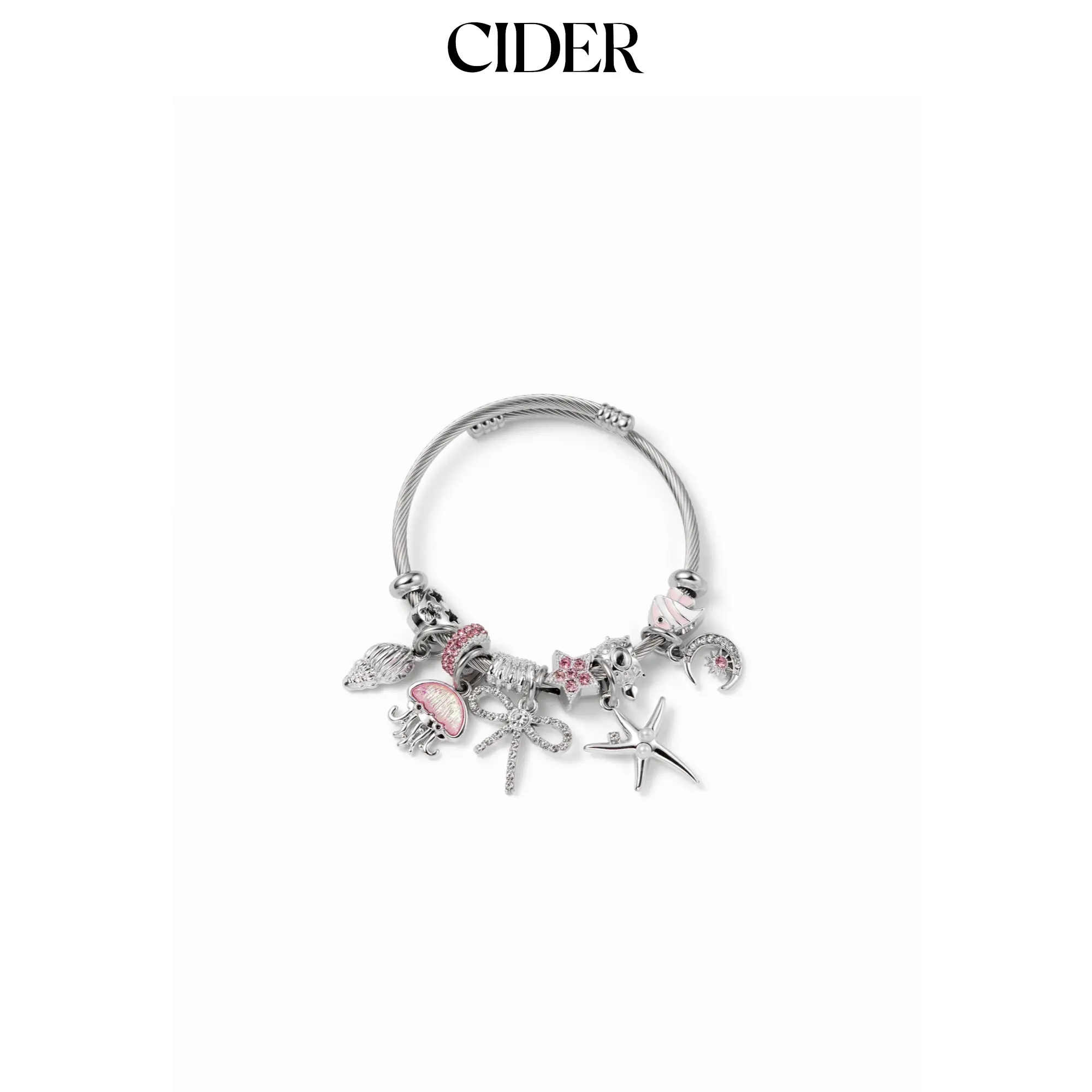 Cider BOWKNOT & SHELL & STARFISH BRACELET Cider BOWKNOT & SHELL & STARFISH BRACELET