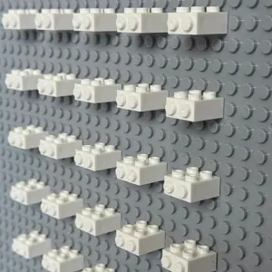 80pcs 1x2x1 2/3 with Studs on 1 Side Building Block Toy Compatible 22885 Small Particle Parts Creative High-Tech Spare Children Bricks Toys