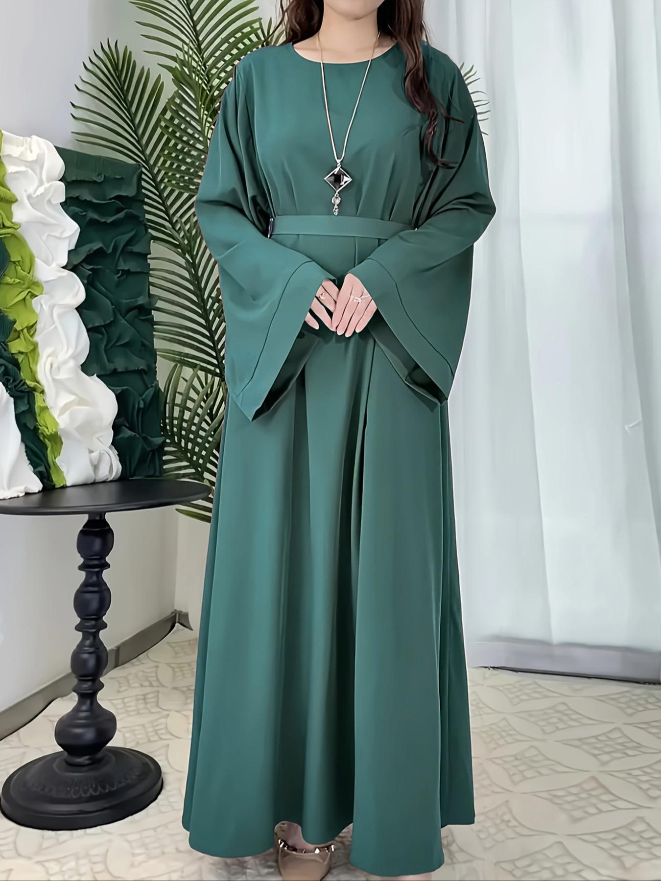 sachin and babi light blue dress Casual Modest Islamic Long Sleeve Dresses Abayas Jilbabs Caftans main image 0