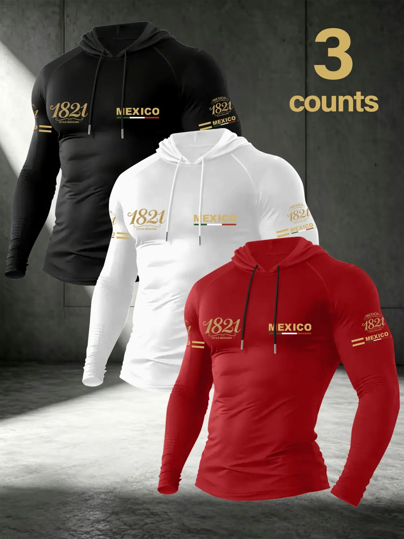 Men's Print Hooded Drawstring Long Sleeve, Streetwear Casual T-Shirt, Fashion Spring Fall Daily Wear, Comfortable and Stylish Design, Casual Streetwear Pullover, Graphic Print Hoodie
