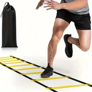 1 Set Agility Ladder, Speed Training Ladder, Jump Rung Ladder, Detachable Portable Soccer Training Ladder