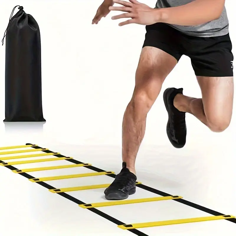 1 Set Agility Ladder, Speed Training Ladder, Jump Rung Ladder, Detachable Portable Soccer Training Ladder, Fitness, Outdoor, Exercise