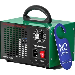 45,000mg/h Ozone Generator Ozone Machine Air Ionizer O3 Deodorizer Odor Eliminator for Strong Odor Suitable for Home Industrial Car Pet Room up to 2500 sq ft