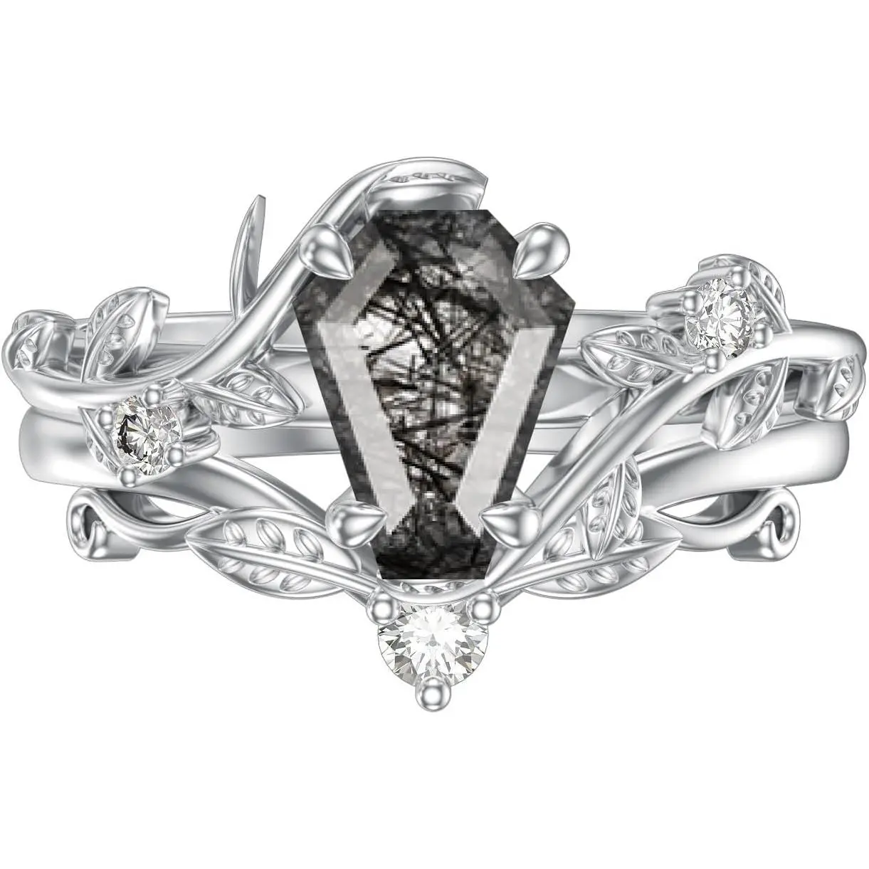 Women's S925 Sterling Silver Natural Moss Agate Ring Green Leaf Moss Agate Engagement Promise Bridal Anniversary Birthday Jewelry Pear Oval Kite Heart Hexagon Emerald Coffin Cut