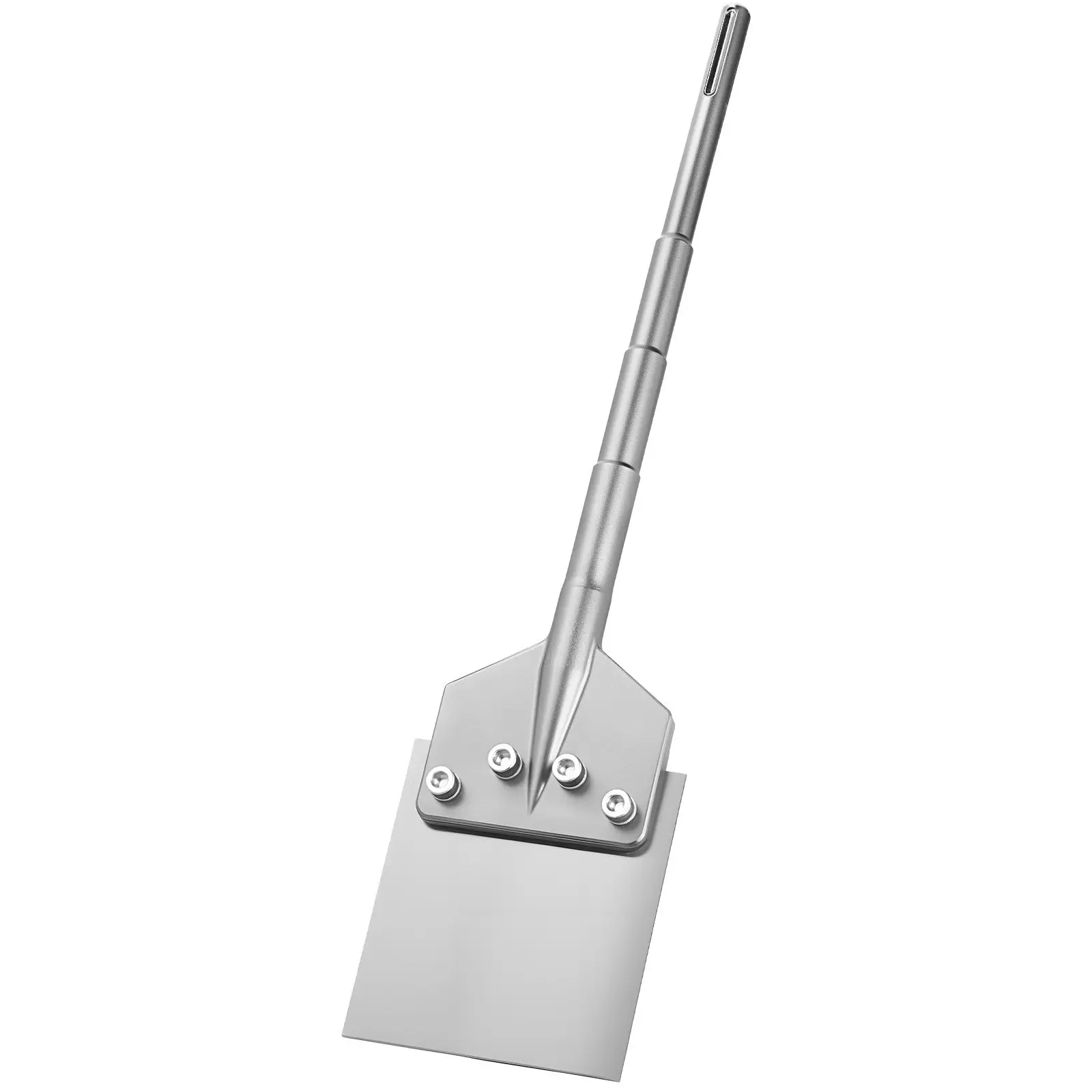 VEVOR SDS Max Floor Scraper, 24.8" x 5.9" Chisel Bit with SDS Max Shank, Compatible with Rotary Hammers, Heat Treated 40Cr Alloy Steel, Sharp Edge for Removing Laminate Flooring, Tiles, and Mortar