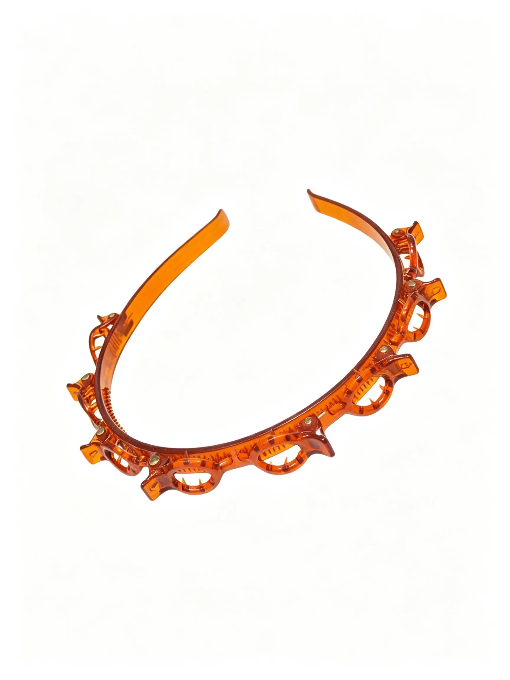 Multi-Layer Hollow Out Braided Hairband, Dual Layer Bang Clip, Stylish Headband for Women, Wholesale Fashion Accessory