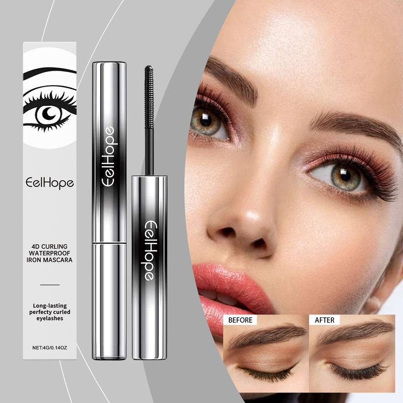 Eelhope 4d Curling Iron Mascara, Natural, Thin, Volumizing, Waterproof, Sweat Resistant Mascara