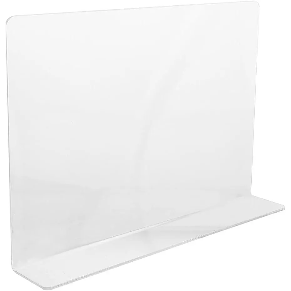 Acrylic Sink Splash Guard, Freestanding Kitchen Splash Panel Behind Faucet, Kitchen Island Sink Backsplash Guard 13.76x8.25in