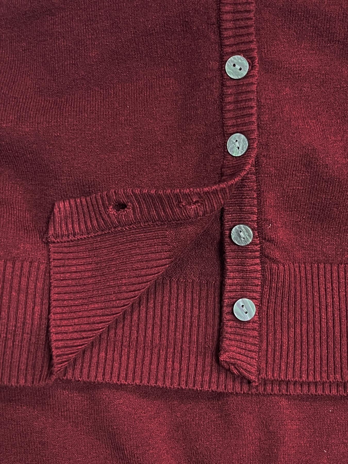 Women's Solid Button    Sweater, Casual Long Sleeve Jumper for Fall & Winter, Fashion Womenswear Ladies' Knitwear for Daily Wear Aesthetic