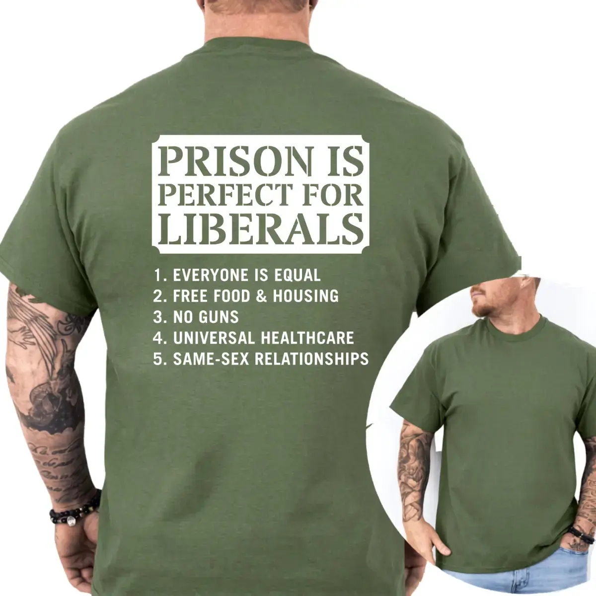 Prison is Perfect For Liberals T-shirt, Funny Shirts, Conservative Tee, Republican Shirt, Trump Supporters Shirt