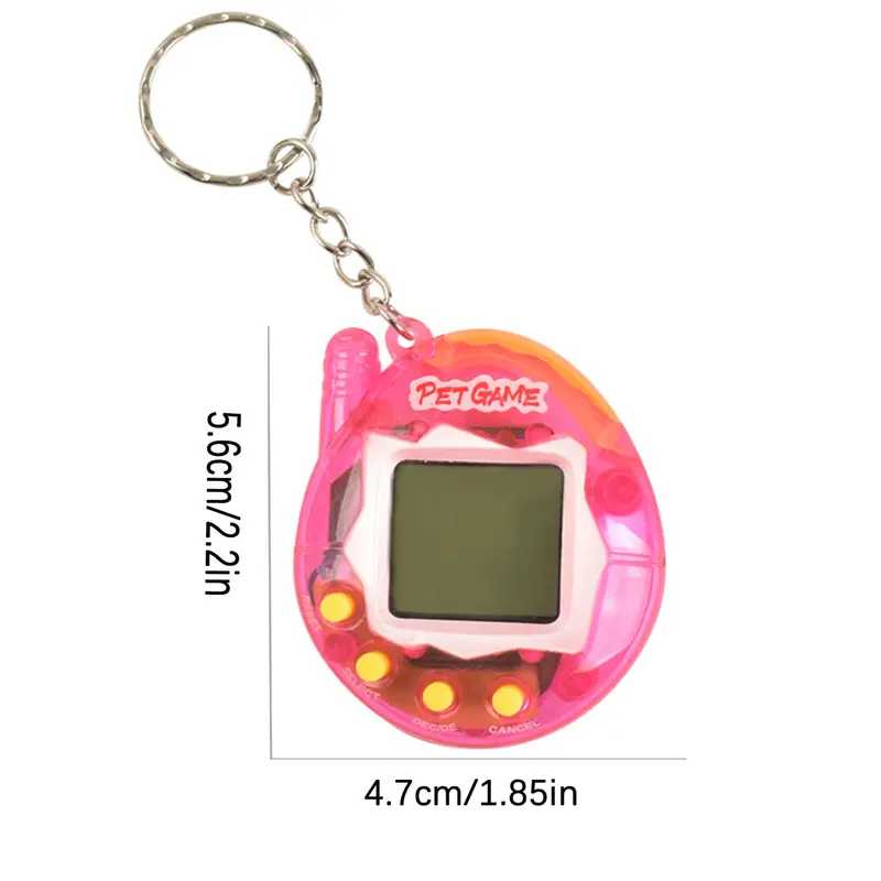 Collector's Edition Aqua Blue Plastic Interactive 3D Virtual Pet Toy - Festive Party Supplies Item, Holiday Gift for Gamers