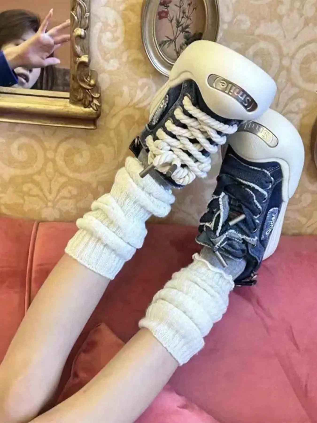 Air Force One Laces, Three Strand Hemp Rope, Thick Round Warrior Dunk Laces, Durable Shoe Accessories