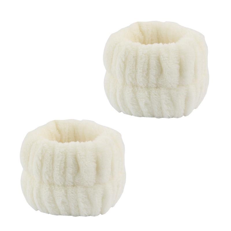 Cute Facial Washing Accessories for Women and Girls, 1-Count Bowknot Decor Headband and 2-Count Wrist Bands, Soft Face Washing Bands for Daily Use, Skincare Tools #GLOBAL PICKS