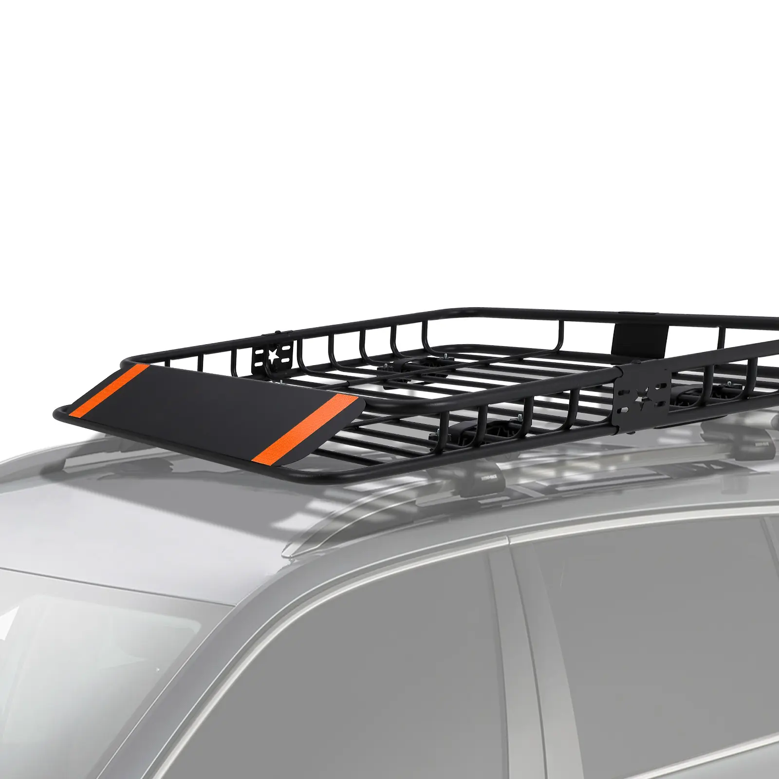 Heavy Duty Steel Roof Rack Cargo Basket - Global Car Top Carrier - 200LB Capacity, Powder-Coated, Adjustable Extension - Fits SUVs, Trucks, Jeeps - Ideal for Travel & Storage