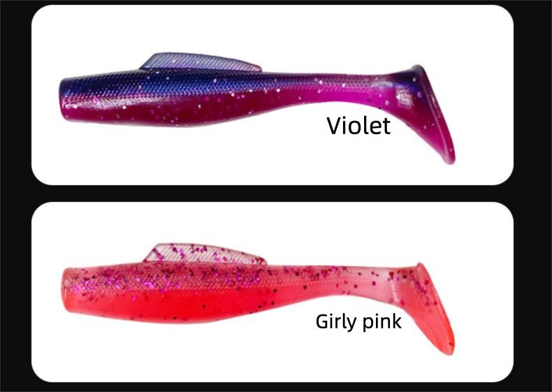 GMIN-364PK6 Minnowz 3.5in Fishing Lures 6 Pack - Available Soft Plastic Minnow Baits for Bass, Trout & Panfish Freshwater & Saltwater Fishing