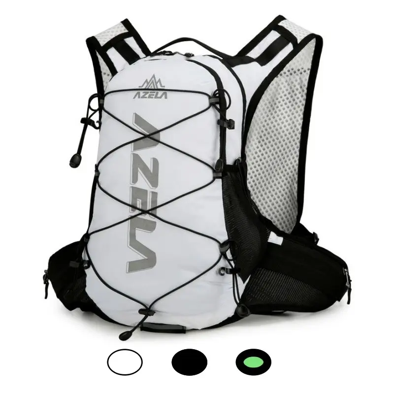 AZELA Lightweight Hydration Backpack Waterproof Daypack Breathable Mesh Running Vest Pack For Marathon Trail Running Cycling Hiking Outdoor