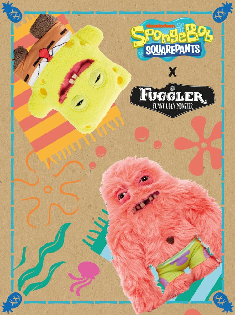 Original Fuggler SpongeBob & Patrick 22cm Official Collab Plush - Toothy Ugly-Cute Tooth Monster Stuffed Doll