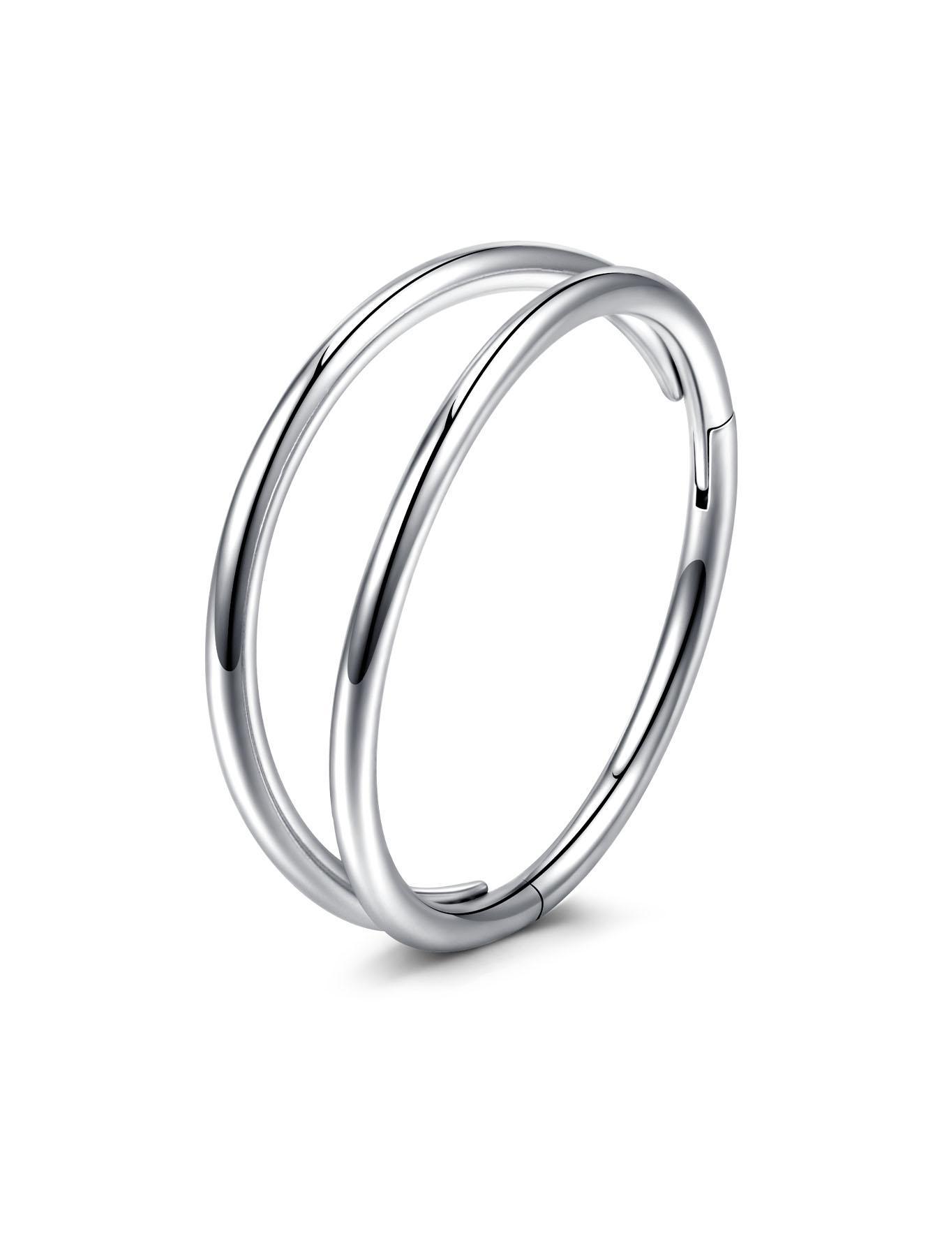 Stainless Steel Nose Ring, Lip and Ear Piercing Jewelry, Body Jewelry, Unisex Fashion Accessories, Available in Sizes 18g 20g 16g, 6mm 8mm 10mm