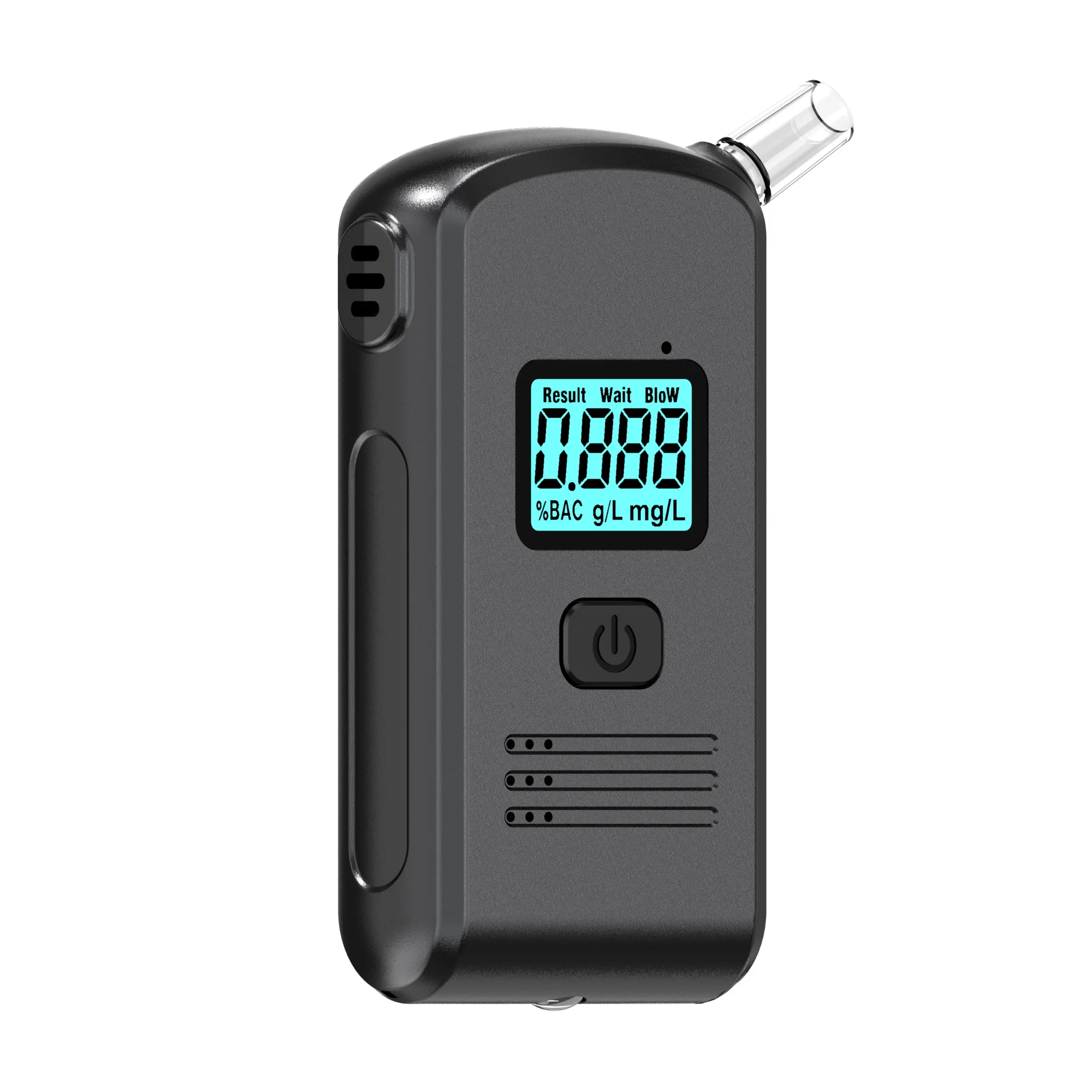 iezcetom Pocket Breathalyzer - Digital Alcohol Tester with 5 Replacement Mouthpieces, Portable Breath Analyzer Gadget, Night Out Party Essentials & Driver Car Accessories, Practical Gifts for Men
