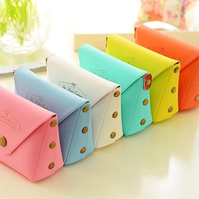 Cute Candy Color Key Case Macaron Coin Purse