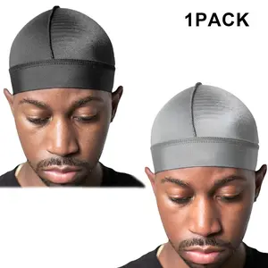 Silky Wave Cap for Men – Soft Breathable Durag Skull Cap – Fits 360, 540 & 720 Waves – Stretchy Comfortable Wave Training Cap