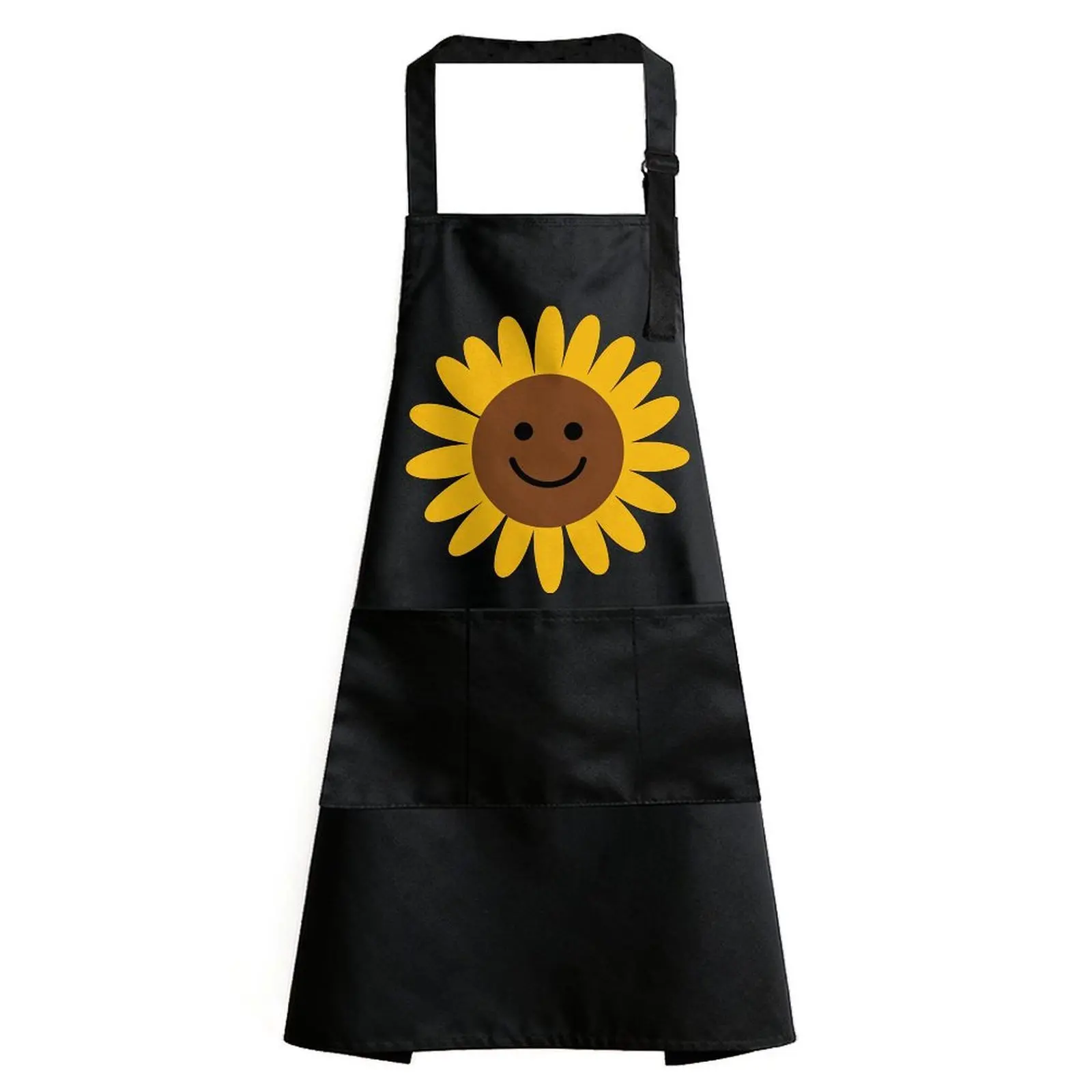 Smiling Sunflower Waterproof Apron