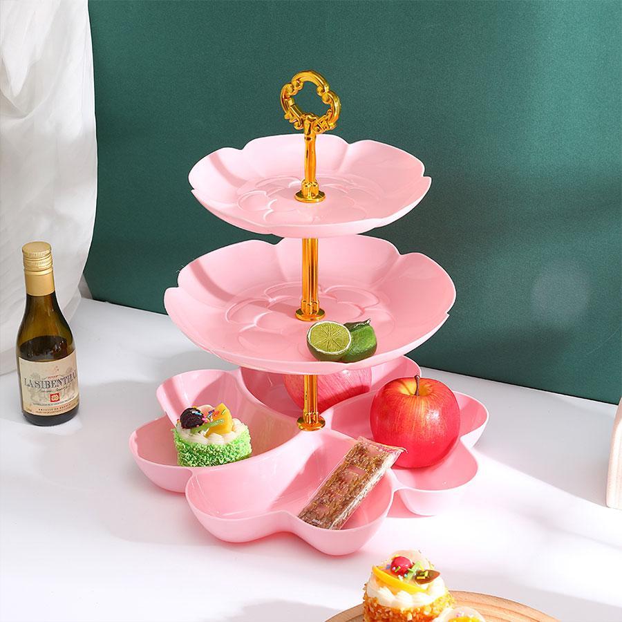 Multi-layer Dessert Display Stand, Fruit Cake Display Stand, Party Dessert Display Rack, Home Organizer for Living Room Kitchen Party, Ornaments