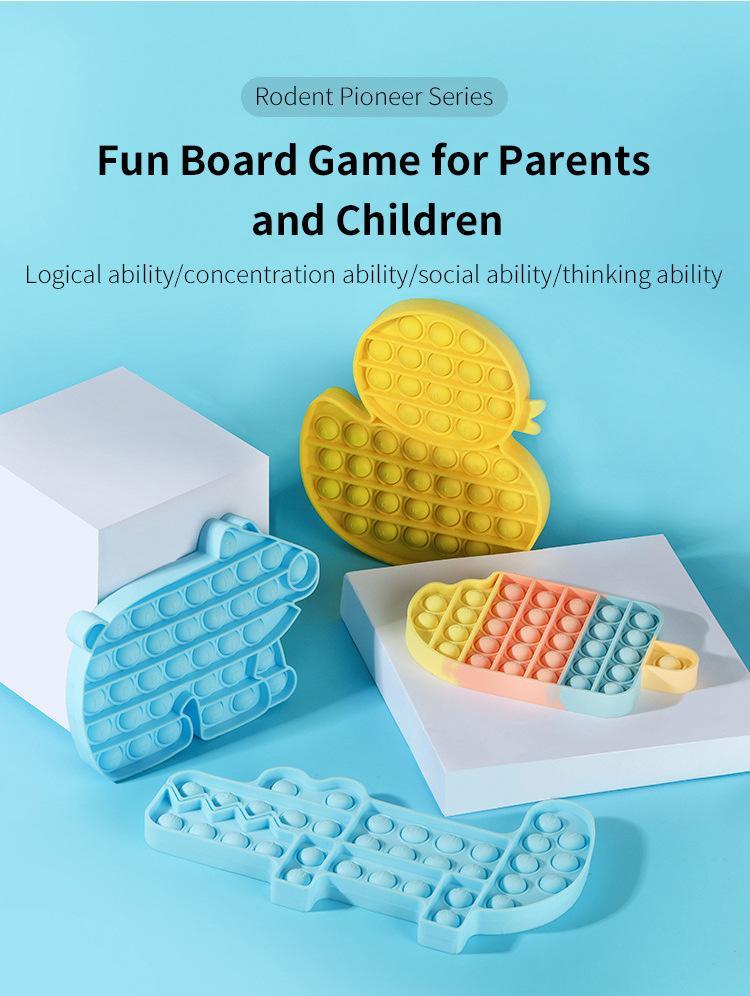 Ice cream push pop fidget toys, bubble sensory toys, stress reliever, autism, anti stress tiny  fidgets