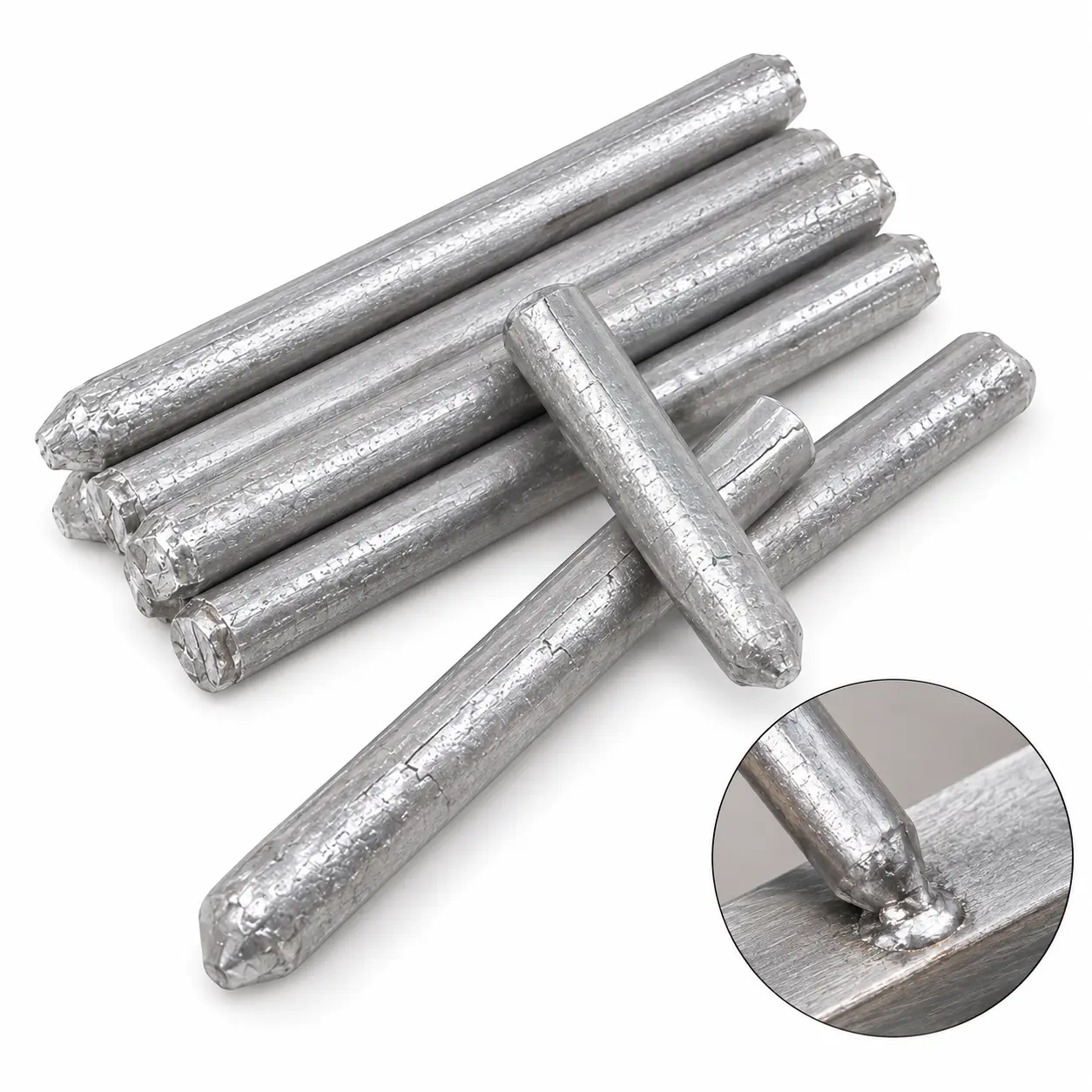 Low Temperature Welding Rods, Multi-Purpose Easy-Melt Repair Rods for Stainless Steel, Copper, Iron & Aluminum, Welding Repair Supplies