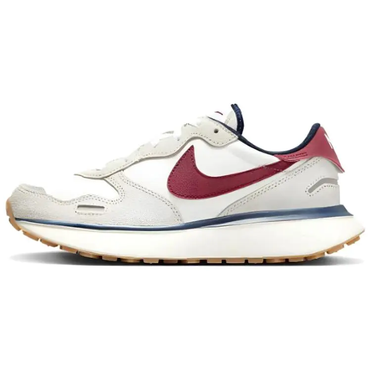Nike Phoenix Waffle Women's Low-Top Casual Shoes with Suede, Fabric, and Leather Upper Verifiable, with credentials and supporting global authentication