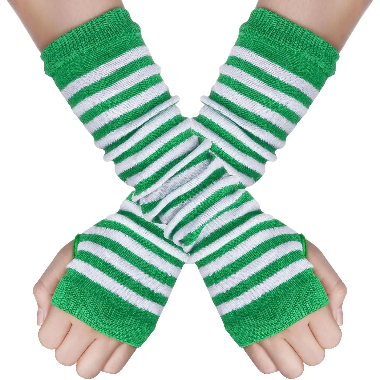 Arm covers Warmer Winter Novetly Fingerless Gloves Knit Mitten Gloves Y2K Gloves Arm Sleeve for girl