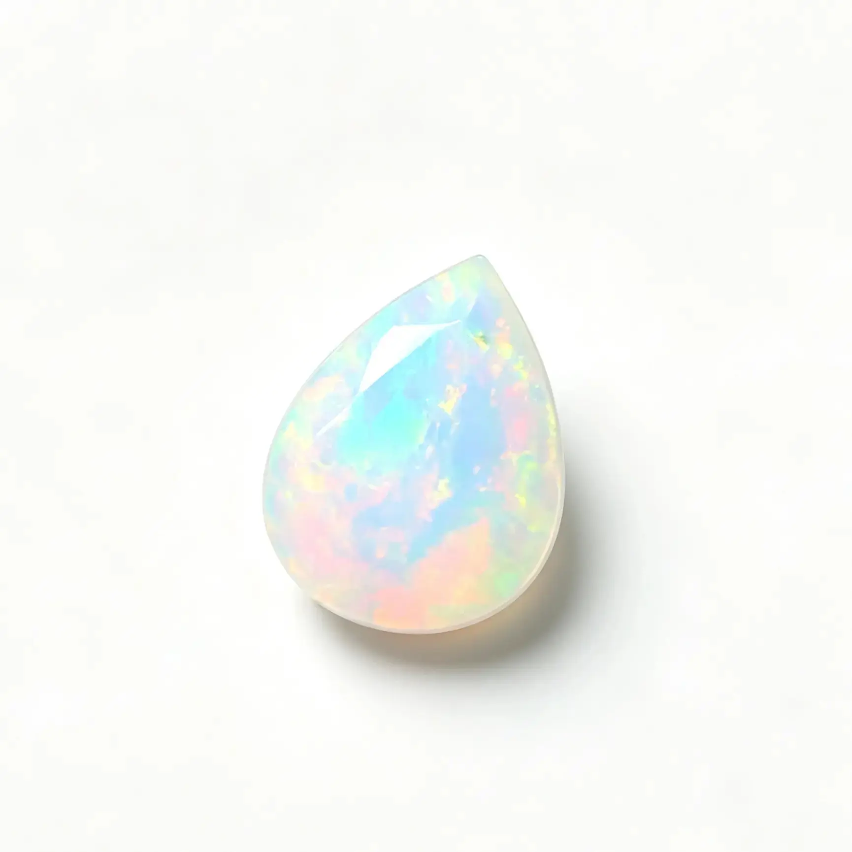 Natural Pear Cut Artificial Gemstone Opal with Certification for Jewelry Accessories & Derivatives