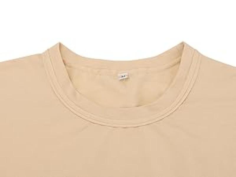 Women's Oversize Workout Crop Tops Casual Short Sleeve Drop Shoulder Boxy T-Shirts Roll Hem Basic Loose Running Tees