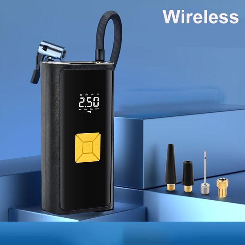 Portable Car Air Pump, 1 Count Multifunctional Smart Digital Display Car Air Pump, Inflator for Car Motorcycle Bicycle