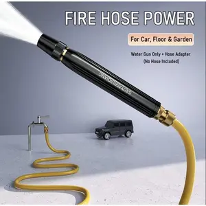 High-Pressure Car Wash Gun with Water Hose Clip, Portable Handheld Sprayer, Durable Cleaning Tool for Vehicle Home Use, Efficient Dirt & Grime Removal, Professional Washing Equipment