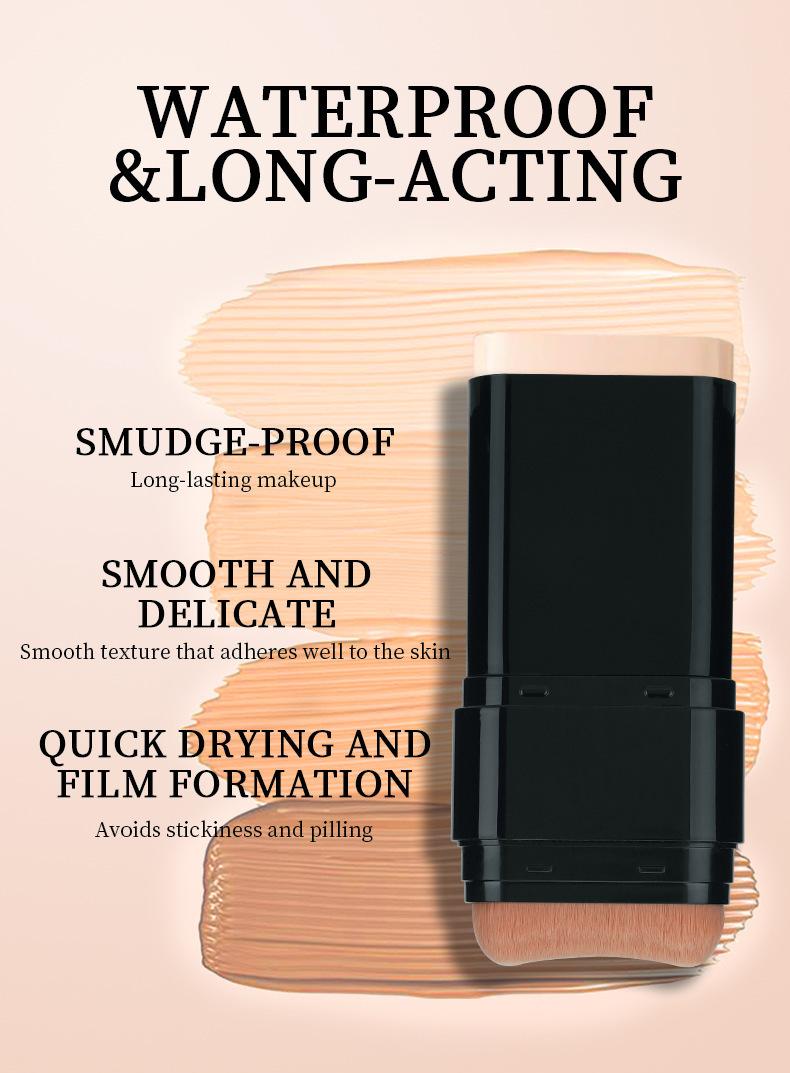 OCHEAL Concealer Foundation Stick, best-selling in Southeast Asia, double-ended eraser contouring cream, pre-makeup product for women, wholesale for foreign trade