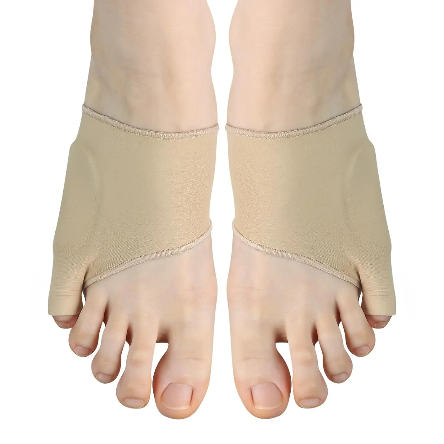 Unisex Bunions Relief Sleeve with Splint, Pinky Toe Separator & Toe Spacer Socks - Gentle Elastic Cushions with Silicone Pads for All-Day Comfort & Protection (Size: S) - Ideal Gift, Anti-Slip Grip, Toes Support