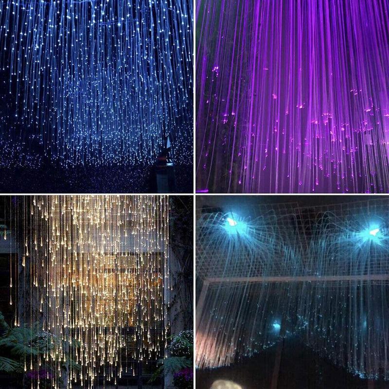 500/1000 Fiber Optic Star Ceiling Lights Kit Adjustable Brightness Car Home Headliner Twinkle Night Sky Effect DIY Project